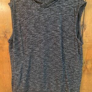 Heather Gray Sleeveless Muscle Tee